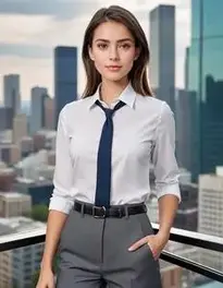 Millennial Work Outfit face swap