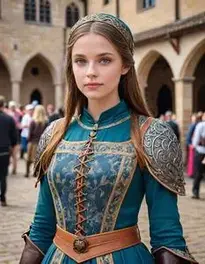 Abbey Medieval Festival face swap