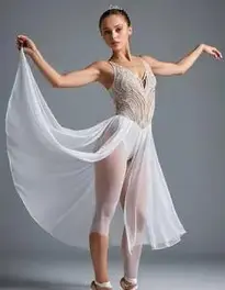 White Lyrical Dance face swap