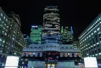 Canary Wharf London Cabot Place Dlr wallpaper