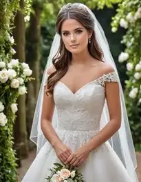 Binky Felstead Wedding Dress face swap