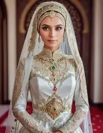 Islamic Bridal Dress face swap