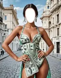 Money Diva Costume Woman