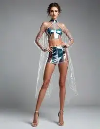 Transparent Clothing face swap