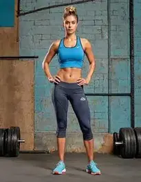 Woman Crossfit Tank Tops face swap