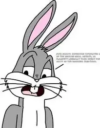 Add Bugs Bunny cartoon to your photo