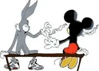 Add Bugs Bunny cartoon to your photo