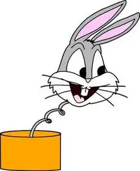 Add Bugs Bunny cartoon to your photo