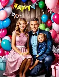 mother daughter father dresses for birthday Mother-Daughter Puffy Tulle Photoshoot Gowns  HER SHOP