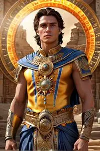 Sun God Outfit face swap