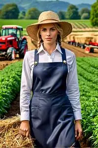 Farmer Fancy Dress Ladies Face Swap
