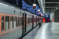 Train People Night Person wallpaper