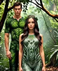 Adam And Eve face swap