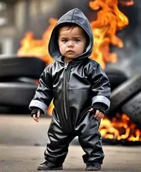 Burnin Rubber Infant face swap
