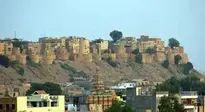 India Rajastan Jaisalmer Upper Town wallpaper