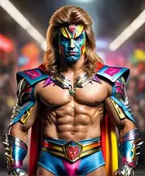 Ultimate Warrior face swap