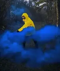 Portrait Smoke Bomb Color phone wallpaper