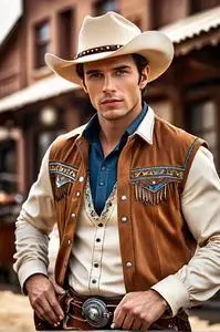 Cowboy Fancy Dress face swap