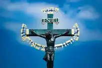 Bridge Karl Prague Cross Jesus wallpaper