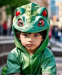 Pokmon Classic Bulbasaur Child face swap