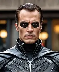 Super Villain Costume Man face swap