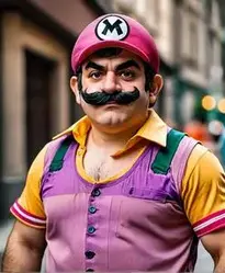 Wario Costume Male face swap