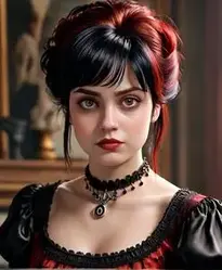 Lydia Deetz face swap