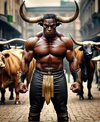 Bull Adult face swap