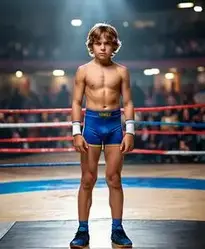 Wrestling Costume Boy face swap