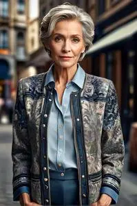 Clothes Older Woman face swap