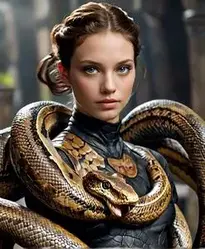 Costume Snakes face swap