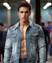 Denim And Diamonds Outfit Male face swap