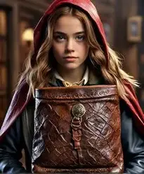 Hermiones Mokeskin Pouch Costume Bag face swap