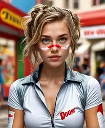 Twister Costume Girl face swap