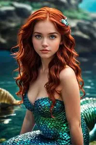 Mermaid face swap