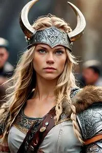 Freya viking goddess costume face swap