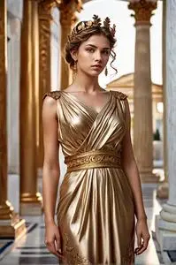 slim fit dress slacks Astraea Goddess Dress 3XL / Shinny Chiffon main image 1
