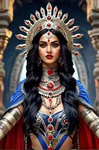 Kali maa costume face swap