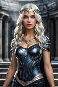 Selene goddess costume face swap