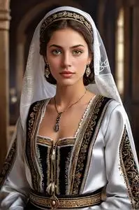 Jewish woman clothing traditional face swap