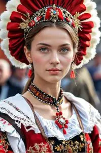 Polish Krakowianka face swap