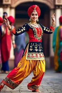 chinese dress ladies Buy MAIHAR FANCY DRESSES Punjabi Patiala Suit for Girls|Punjabi  Giddha/Baisakhi/Bhangra Dance Costume for Girls Online at Low Prices in  India