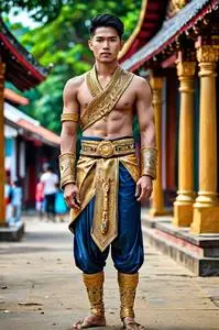 Costume Thailand Male face swap