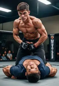 Submission Grappling face swap