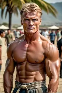 Dolph Lundgren Martial Arts face swap