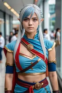 Impa Age Calamity Cosplay face swap