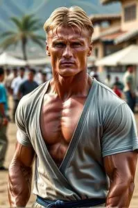 Dolph Lundgren Martial Arts face swap