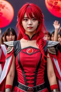Red Moon Cosplay face swap