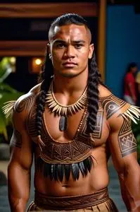 Samoan Taualuga face swap