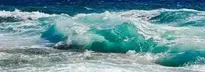 Wave Transparent Turquoise Smashing wallpaper
